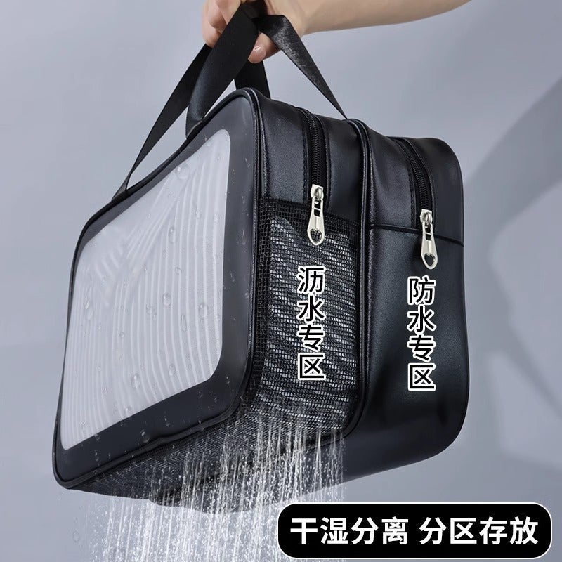 Portable Cosmetic Storage Bag Waterproof Travel Swimming Bag Dry And Wet Separate Large Capacity Women'S Wash Bag - Image 5