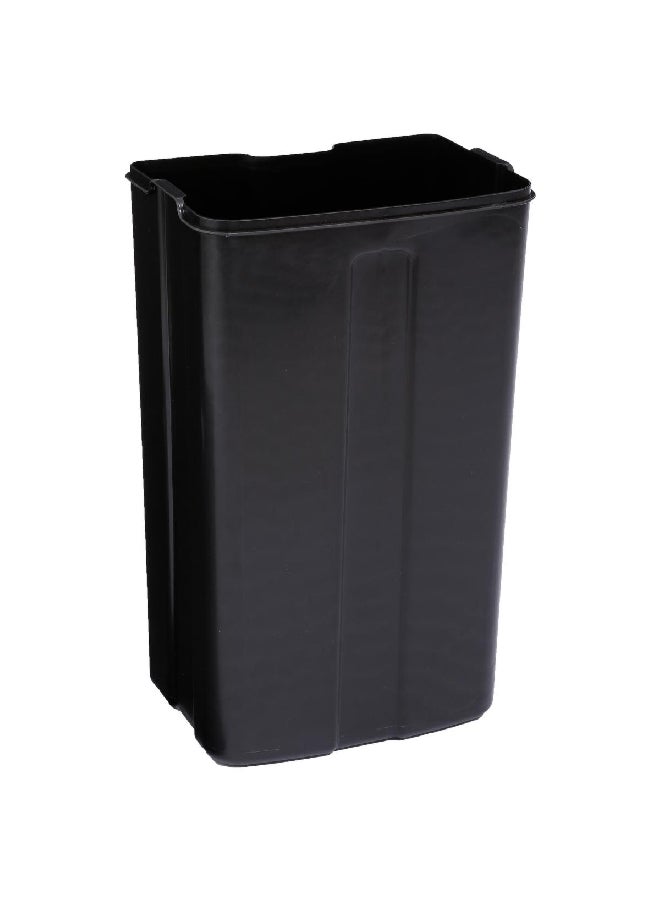 Five Simply Smart Ariane Gentle and Silent Closing Metal Pedal Bin White and Black 30 L 133680 - Image 2
