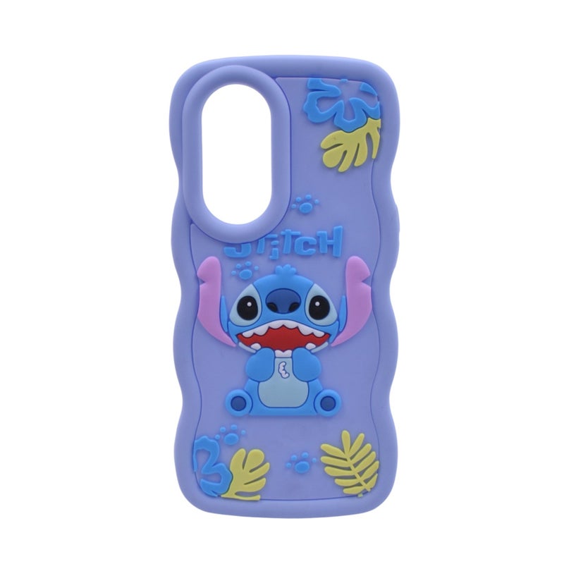 STITCH Plastic Back Cover For Oppo Reno 8T 5G - Multicolour - Image 1