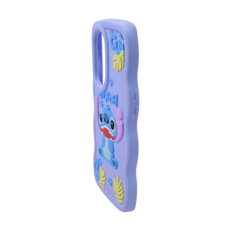 STITCH Plastic Back Cover For Oppo Reno 8T 5G - Multicolour - Image 3