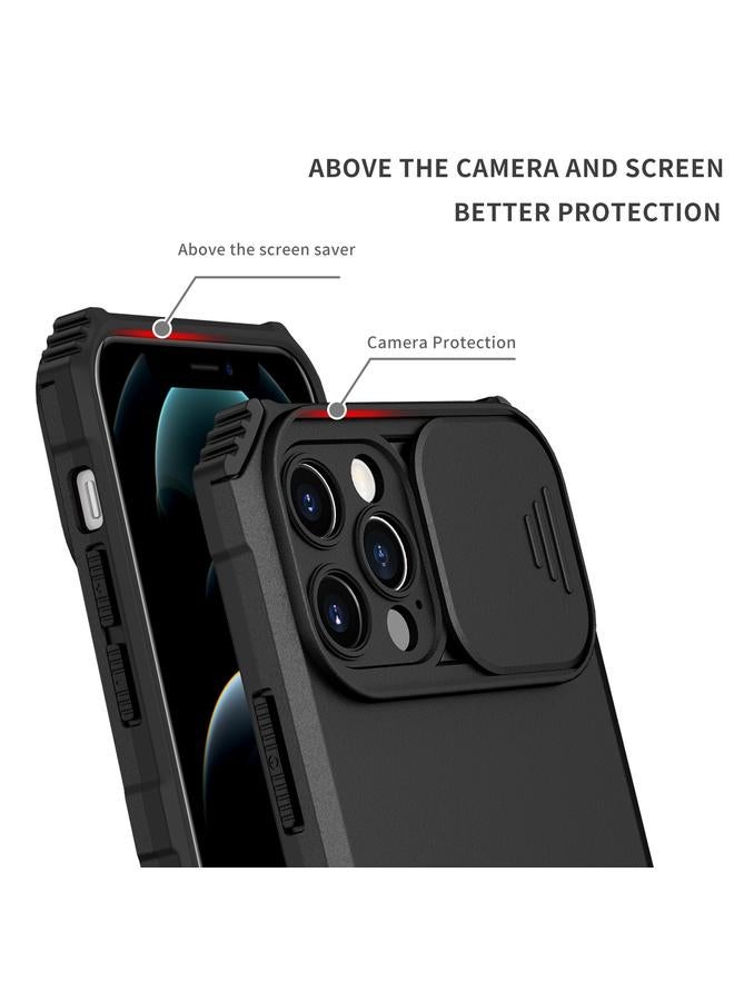 S-TOP Case For iPhone 13 Stereoscopic Holder Sliding Camshield Phone Case - Image 5
