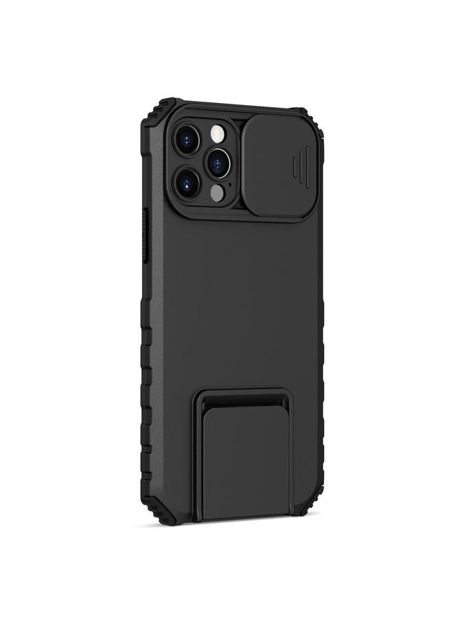 S-TOP Case For iPhone 13 Stereoscopic Holder Sliding Camshield Phone Case - Image 2