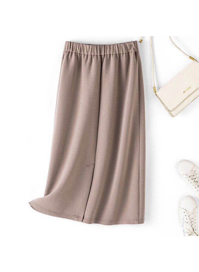 Fapai Spring And Autumn Seasons Drape Comfort High Waist Slimming Straight Skirt Women's Skirt - Image 3