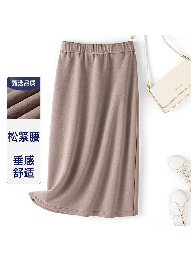 Fapai Spring And Autumn Seasons Drape Comfort High Waist Slimming Straight Skirt Women's Skirt - Image 2