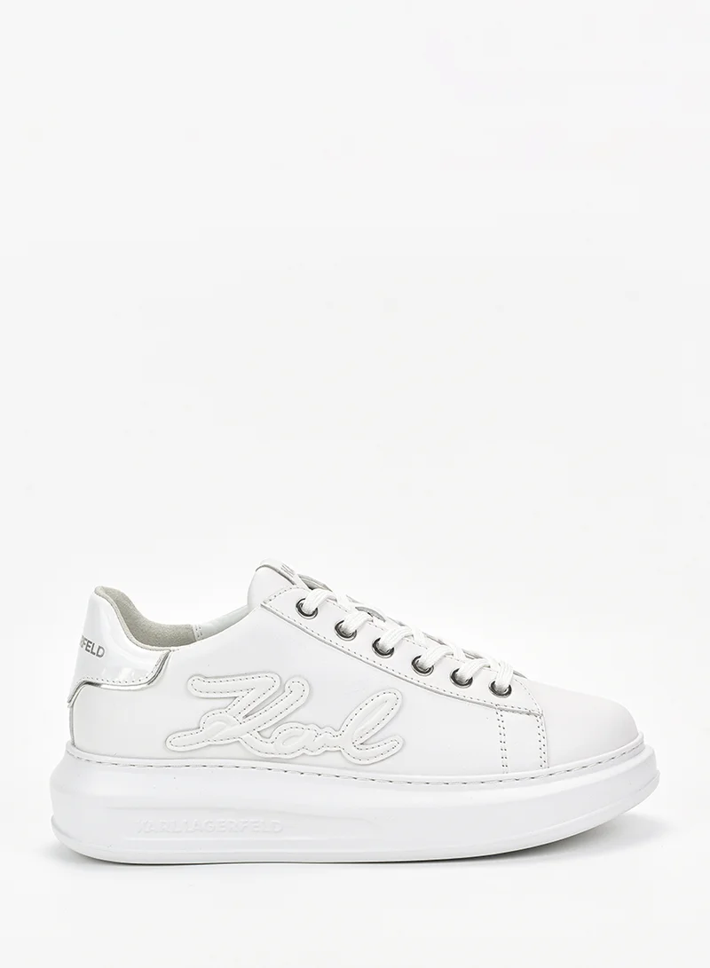 كارل لاغرفيلد Kapri Low Top Lace Up Sneakers