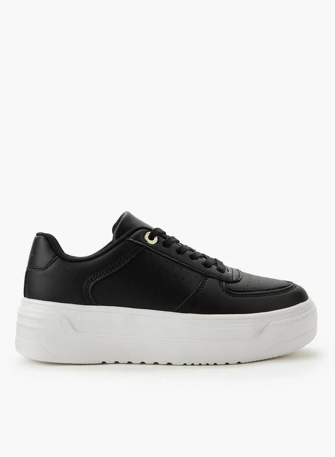Paprika Women Lace-Up Ankle Sneakers