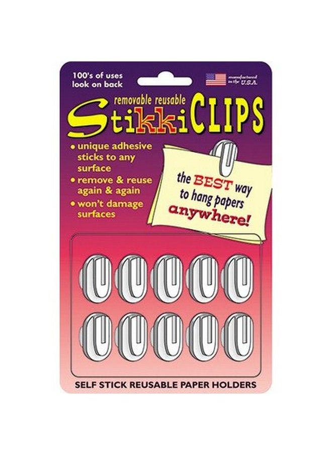 Stikkiworks - Stikki Clips White 20 Per Pack [Set Of 2] - Image 1