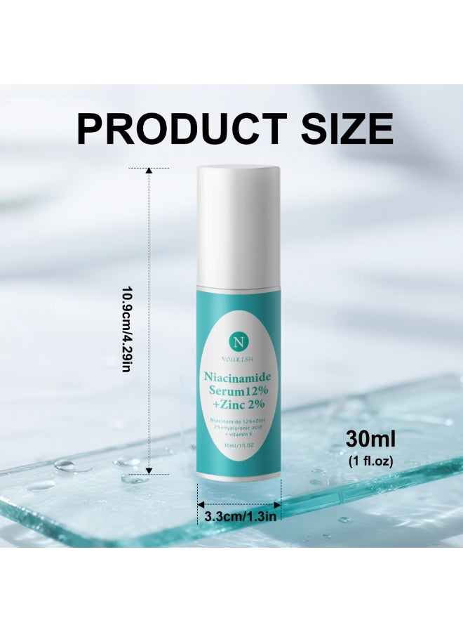 jalan 12% Niacinamide Facial Serum | Pore Minimizing, Fine Line Reducing, Brightening, Hydrating Lotion - Image 4