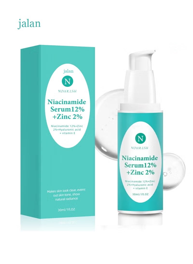 jalan 12% Niacinamide Facial Serum | Pore Minimizing, Fine Line Reducing, Brightening, Hydrating Lotion - Image 1
