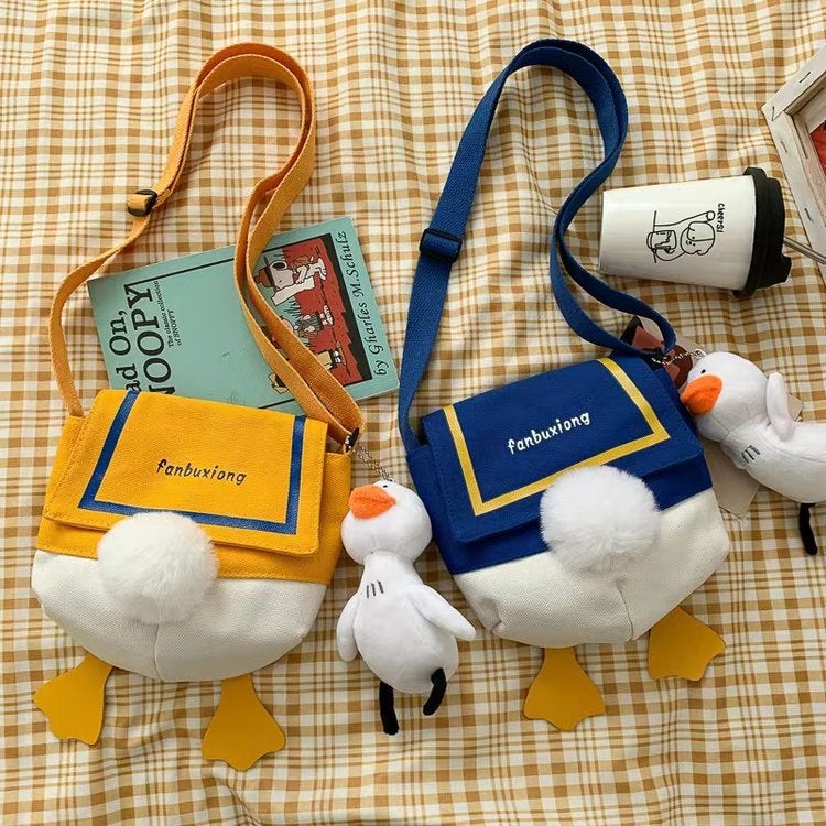 2025 Korean Cartoon Duck Shoulder Bag - Image 1