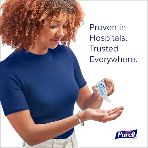 Purell Advanced Hand Sanitizer Refreshing Gel Clean Scent 1 fl oz Travel Size flipCap Bottle Pack of 72 390172CMR - Image 3