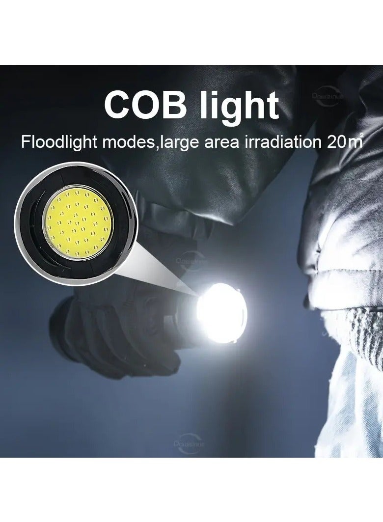Bukela 1PCS Powerful Led Flashlights, Flashlight Lanterns,Tactical Flash Light, Built-in 15000Mah Battery Long Range Spotlights, Torch Emergency Light With COB Light - Image 3