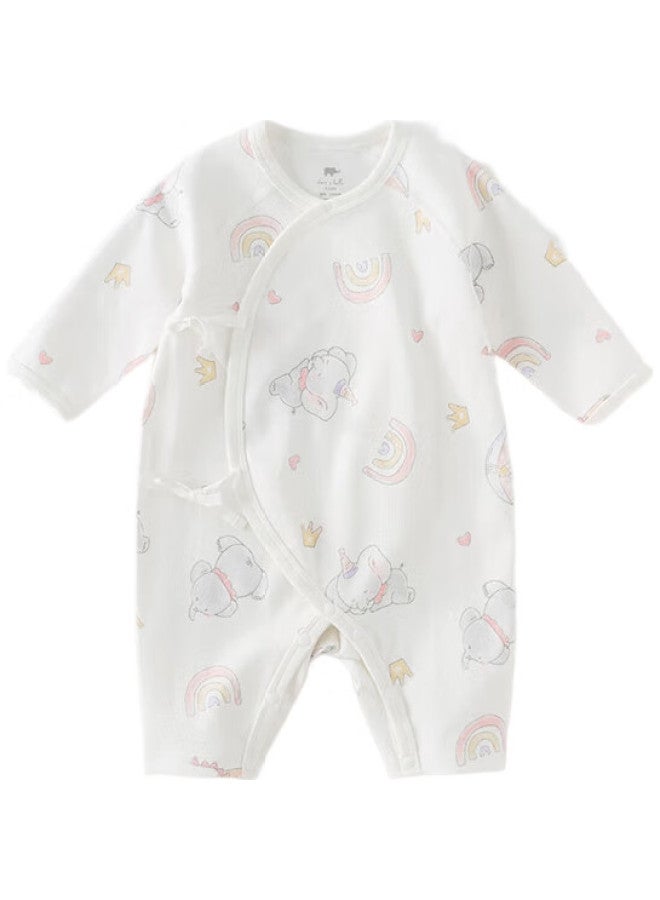 Dave & Bella Newborn Baby Clothes, Spring And Autumn, For Baby Girls, Newborn Onesie, For Baby Boys, Monk-Style Outfit - Image 3
