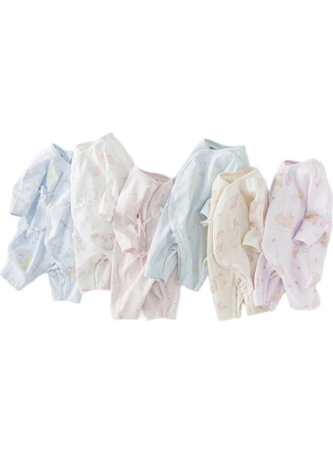 Dave & Bella Newborn Baby Clothes, Spring And Autumn, For Baby Girls, Newborn Onesie, For Baby Boys, Monk-Style Outfit - Image 2