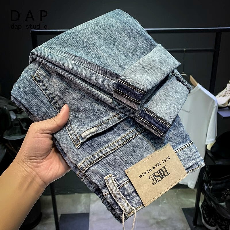 Unisex Classic Denim Jeans Loose Fit Daily Outdoor Wear - Image 2