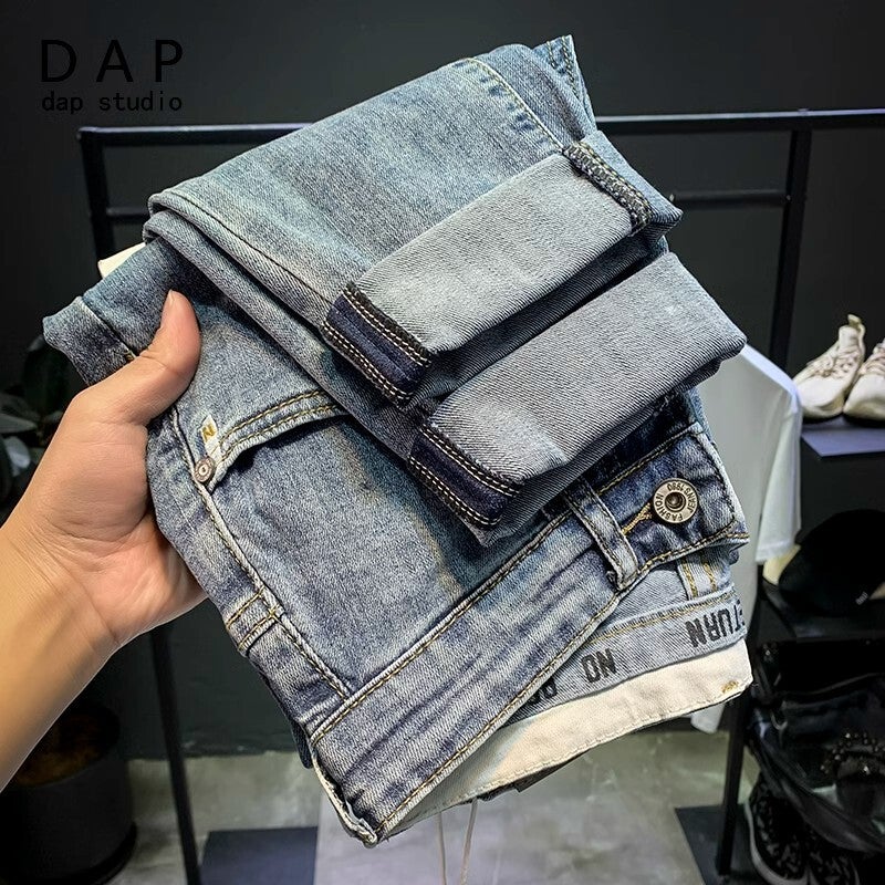 Unisex Classic Denim Jeans Loose Fit Daily Outdoor Wear - Image 4
