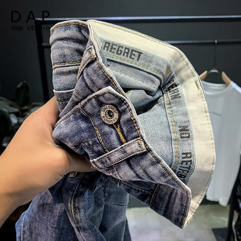 Unisex Classic Denim Jeans Loose Fit Daily Outdoor Wear - Image 3