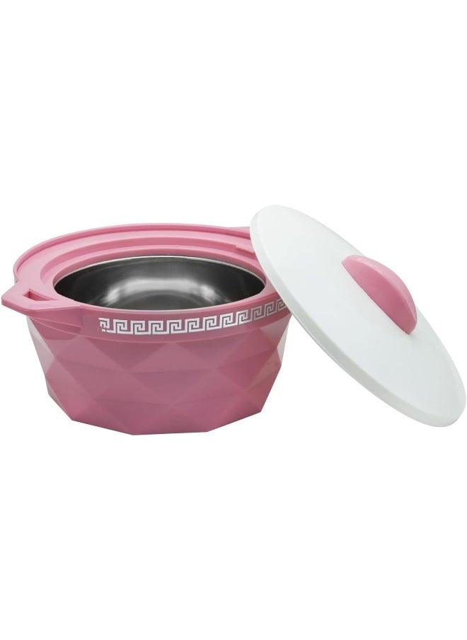 SELVEL Giving shape to life! DIAMOND CASSEROLE 4500 ML PINK