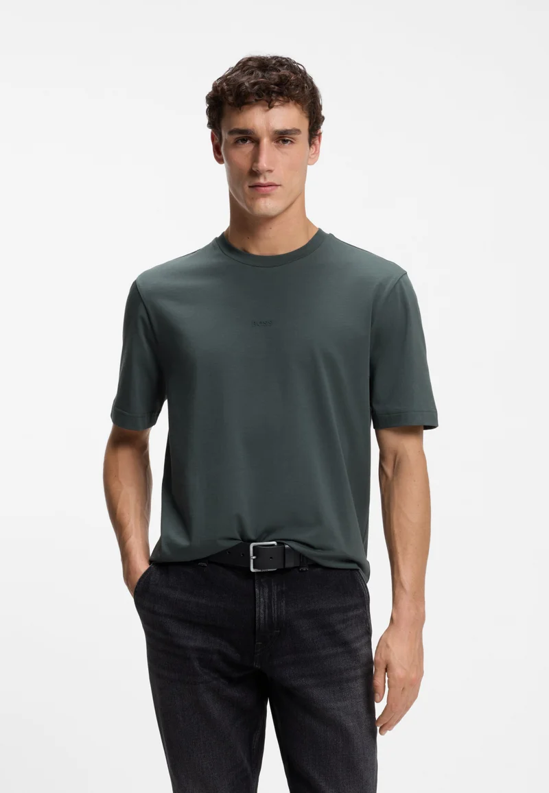 BOSS Relaxed-fit T-shirt with a layered logo print