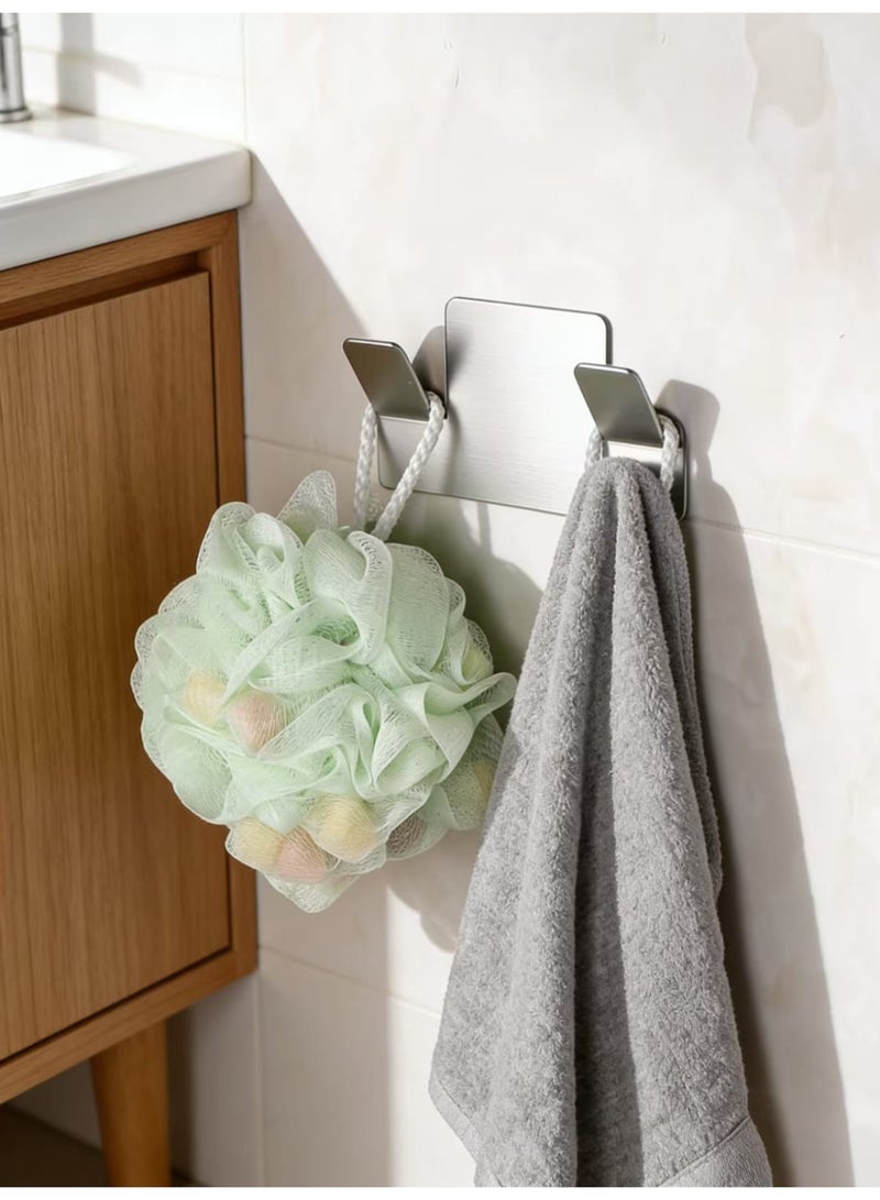 Smart Storage ✨ Premium Holder Hanger – Aluminum Wall Hook, Space-Saving Towel & Cloth Holder for Bathroom, Kitchen & Home. - Image 2