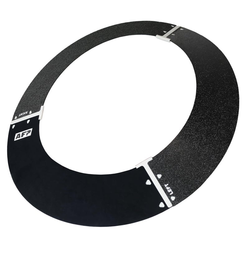 AFP Full-Brim Tinted Smoke Polyurethane Plastic Sun Shield Hard Hat Visor | Standard Brim Extender | Sun & Heat Protection Reusable Accessory | Compatible with AFP Brand Hard Hats ONLY - Image 1