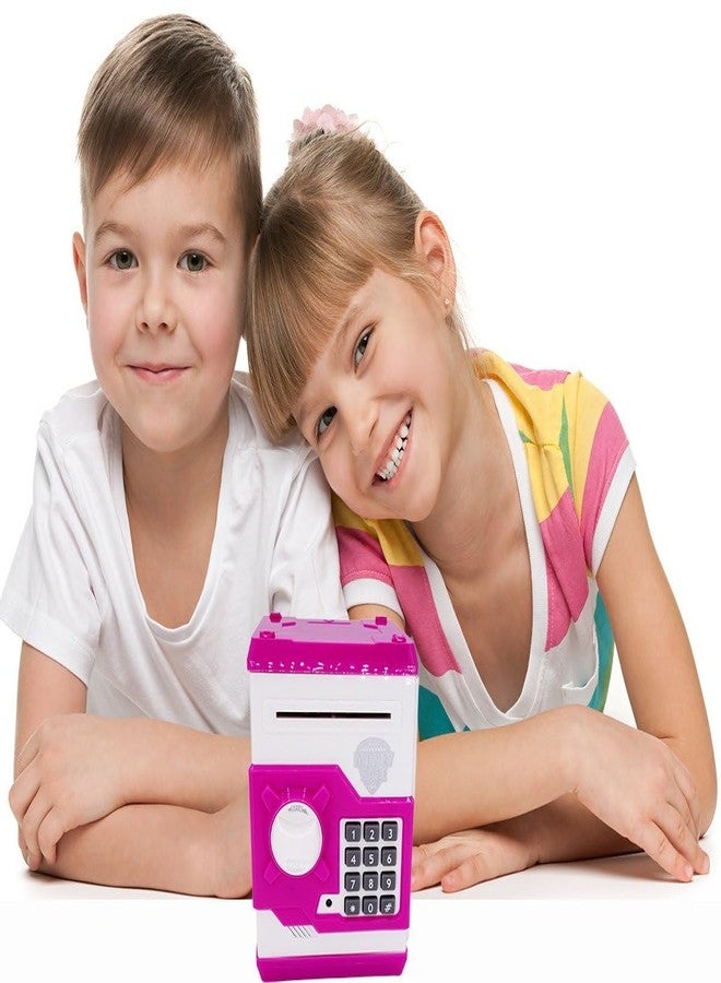 Mummy Please Musical Money Safe Kids Piggy Savings Bank【Pack of 1】【Pink】 - Image 4