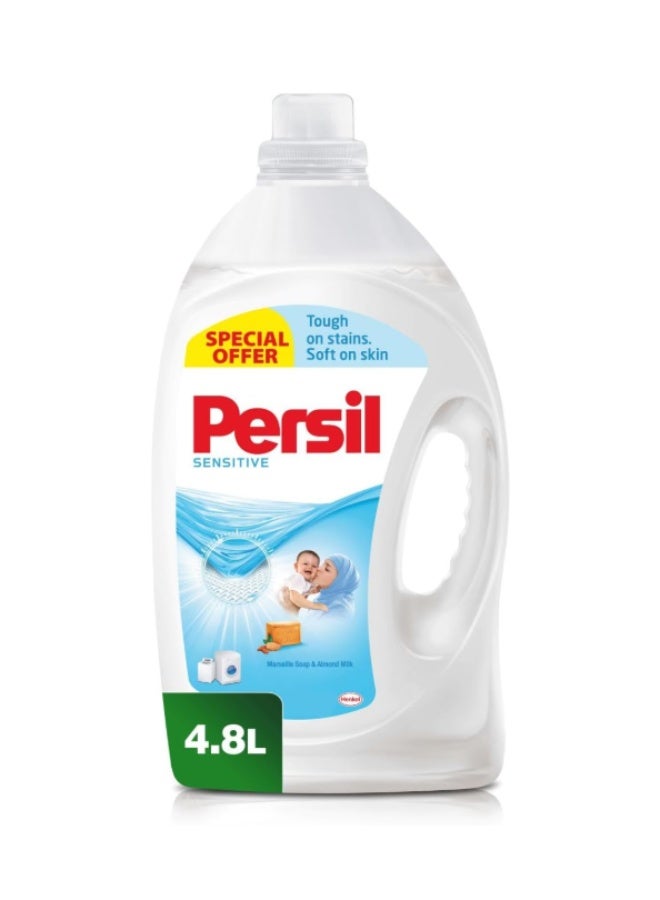 Persil Sensitive & Baby Liquid Laundry Detergent, 4.8 Litres - Image 1