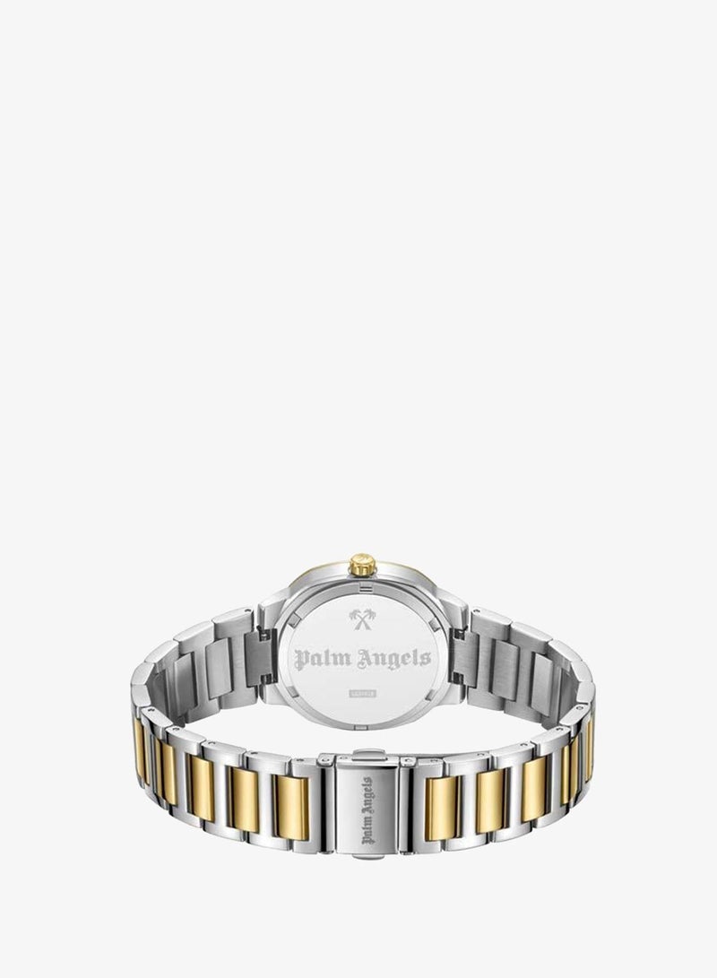 Palm Angels Nova White Mother-of-pearl Dial Stainless Steel Bracelet Analog Watch for Women, 32mm - Image 3