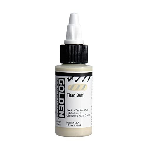 Golden High Flow Arcylic Paint 1 Ounce Titan Buff