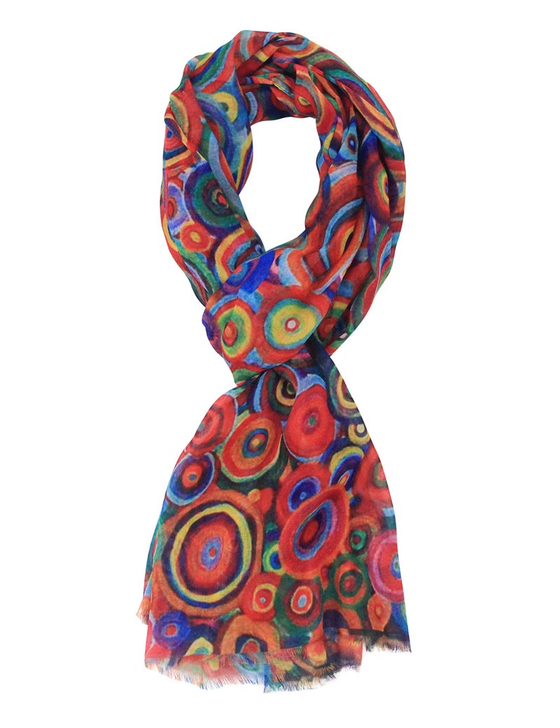 PANTONIGHT Scarf for Women Lightweight Print Fashion for Spring Fall Winter Scarves Shawl Wrapâ€¦ - Image 4