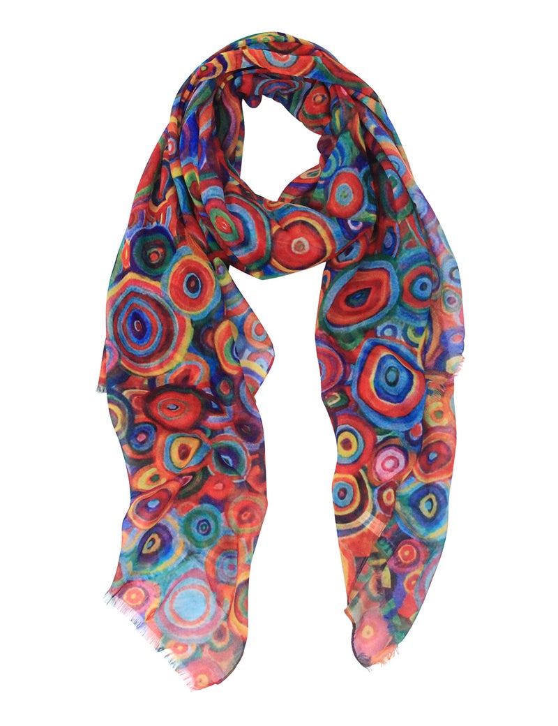 PANTONIGHT Scarf for Women Lightweight Print Fashion for Spring Fall Winter Scarves Shawl Wrapâ€¦ - Image 3