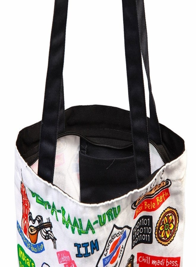 Eco Corner Women's Tote Bag (Multi-Coloured) (EC1794-001) - Image 4