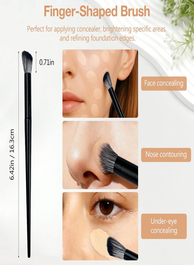 Brvlsoc Fluffy Eye Brush – Multi-Purpose Eyeshadow & Concealer Brush for Soft-Focus Finish, Vegan & Cruelty-Free Synthetic Bristles - Image 4