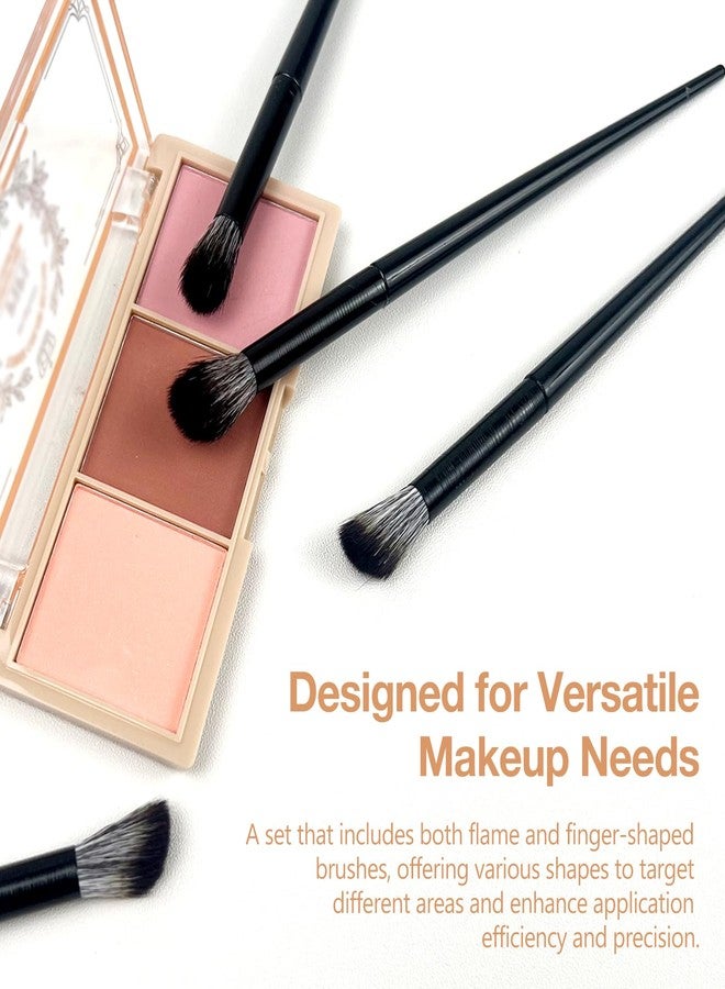 Brvlsoc Fluffy Eye Brush – Multi-Purpose Eyeshadow & Concealer Brush for Soft-Focus Finish, Vegan & Cruelty-Free Synthetic Bristles - Image 2