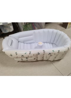 Stock Available Nordic Style Baby Inflatable Bathtub Multifunctional Bathing Tub Childrens Integrated Seating And Bathing Tub Bunny