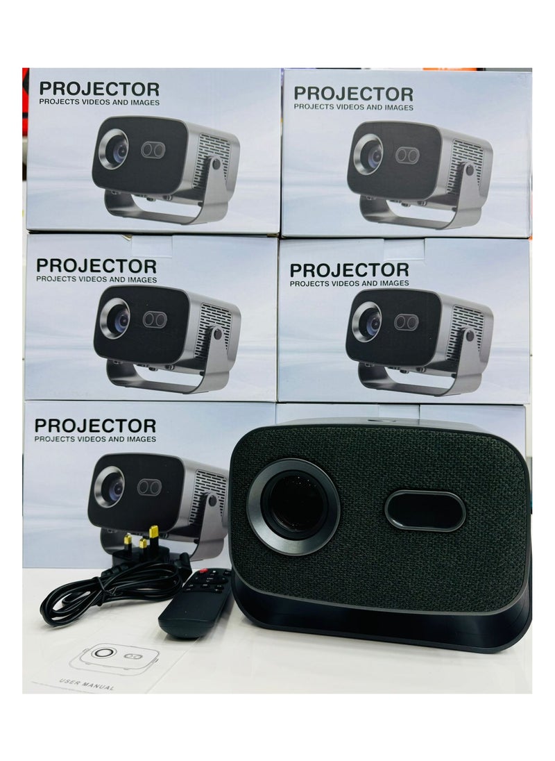 Generic - Portable 360 Degree Rotating Projector with Auto Keystone and 4K Full HD Support - Image 1