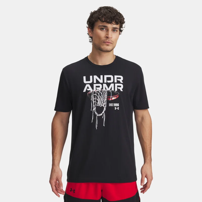 اندر ارمر تيشيرت 60/40s هوبس نت جرافيك للرجال