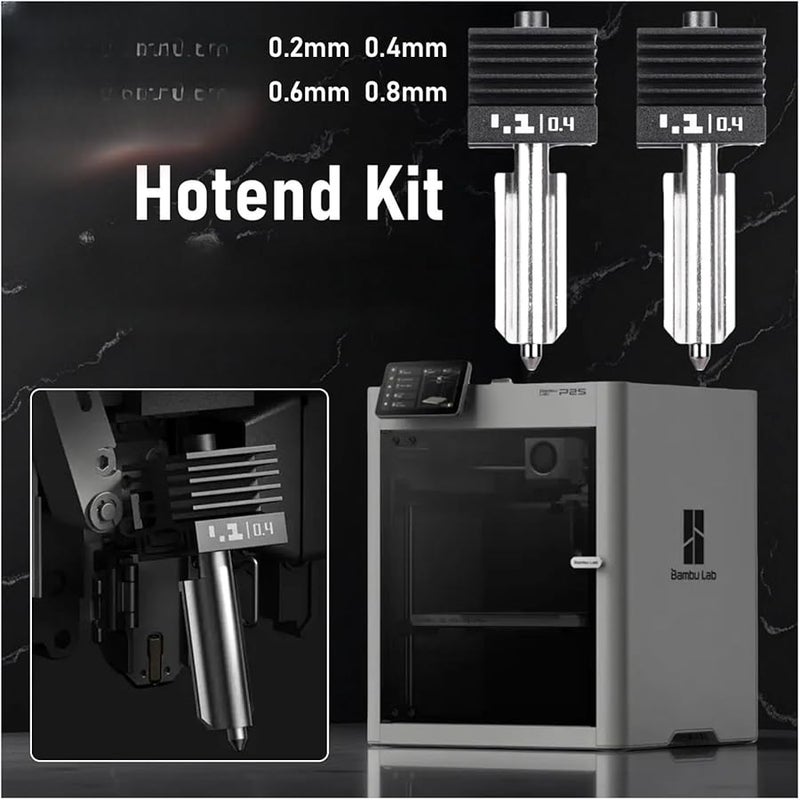 Hotend 2468 High Precision Quick Replacement Nozzle Compatible with Bambulab P2S 3D Printer - Image 3