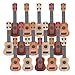 SENONAPO 15 Pcs Kids Toy Guitar 10 Inch Mini Classical Ukulele Guitar Toy Beginner Rhyme Developmental Musical Instrument Toddlers Ukulele Guitar Cute Guitar Toy for Toddler Educational Toy Supplies - Image 2