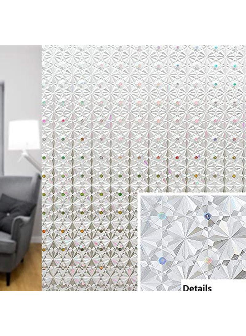 Y&D Window Film Decorative Privacy No Glue Glass Sticker For Door Home House Ofiice Heat Control Anti UV 60 x 200 cm  - Image 3