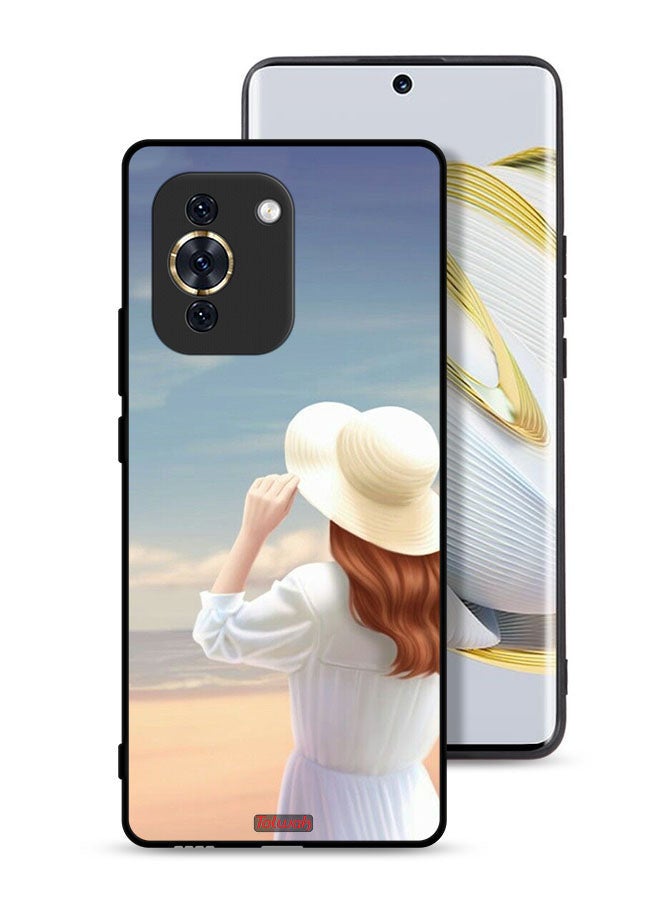 Tolwak Huawei nova 10 Protective Case Cover Hat Girl Standing - Image 1