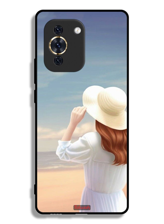 Tolwak Huawei nova 10 Protective Case Cover Hat Girl Standing - Image 2