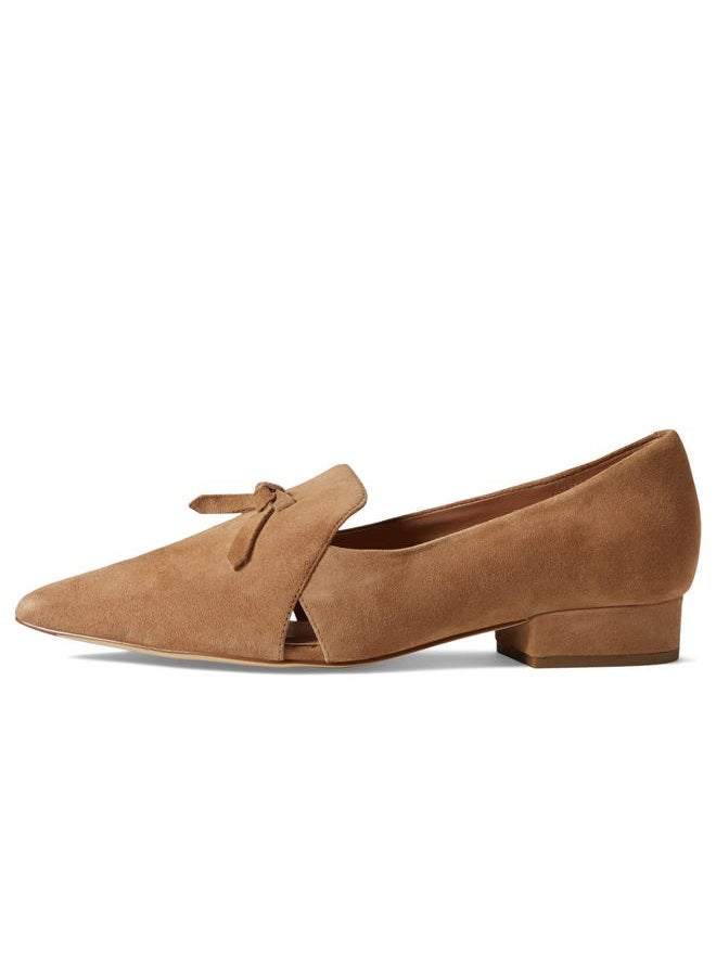 COLE HAAN Women's Viola Skimmer Ballet Flat, Light Whiskey Suede, 9 - Image 5