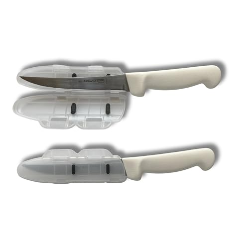 Agilux Blade Guard Knife Blade Protection Cover, Secure Fit Sheath for Storage or Transport – Chef’s Kitchens, Travel & Outdoor Use, Dishwasher Safe BPA-Free (Clear, 6") - Image 2