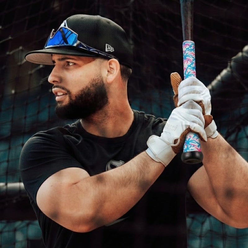 SUPACAZ Super Sticky Kush Miami Baseball Bat Tape - Softball Bat Wrap - High Performance Pro Big League Bat Grip - 1.1mm - Image 5