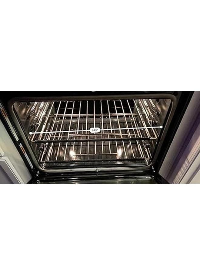 Generic - Silicone Oven Rack Shields Guards Oven Rack Protectors Prevents Hand and Arm Burns, Heat Resistant,Silicone, 2pcs,Black - Image 1
