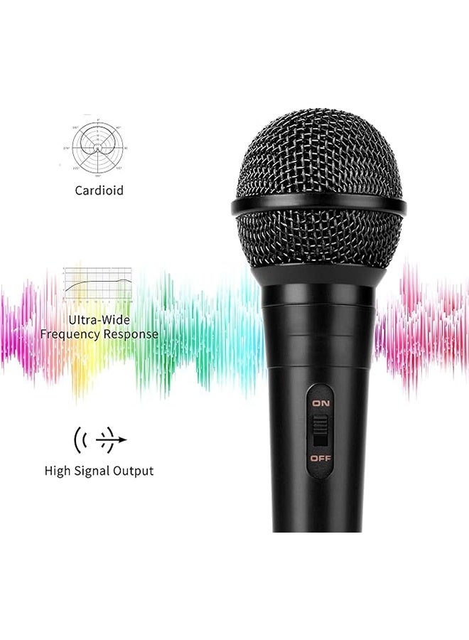 ميكروفون سلكي يدوي، ميكروفون ديناميكي أحادي الاتجاه، كابل 2m ومفتاح تشغيل/إيقاف تشغيل ميكروفون يدوي للغني، ميكروفونات مناسبة للمؤتمرات المضيفة، ميكروفونات أمبير، مازج -قابس 6.35 مم - Image 3
