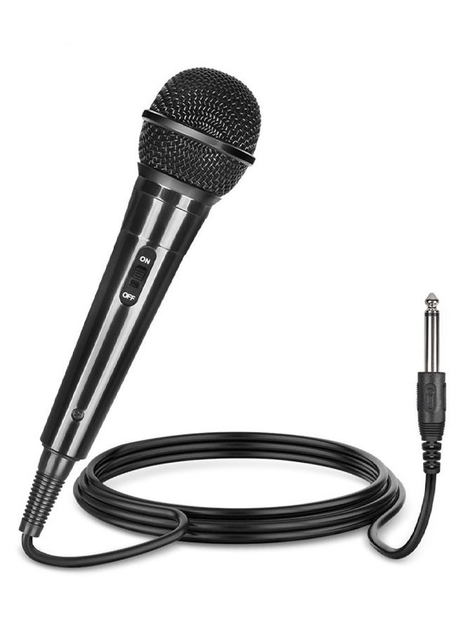 ميكروفون سلكي يدوي، ميكروفون ديناميكي أحادي الاتجاه، كابل 2m ومفتاح تشغيل/إيقاف تشغيل ميكروفون يدوي للغني، ميكروفونات مناسبة للمؤتمرات المضيفة، ميكروفونات أمبير، مازج -قابس 6.35 مم - Image 1