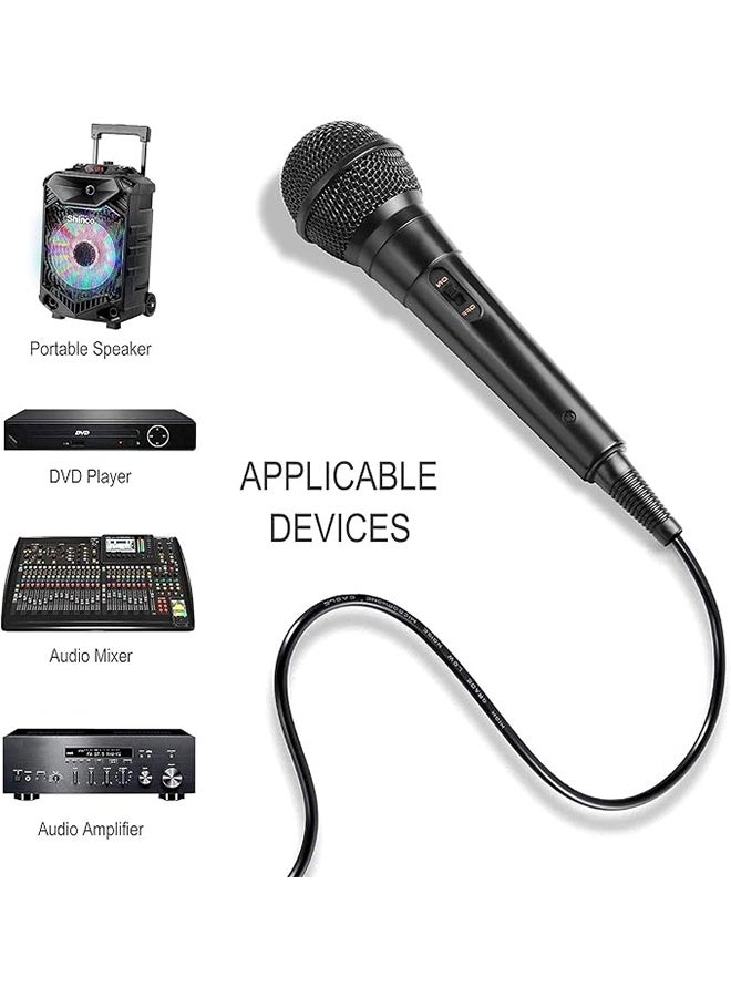 ميكروفون سلكي يدوي، ميكروفون ديناميكي أحادي الاتجاه، كابل 2m ومفتاح تشغيل/إيقاف تشغيل ميكروفون يدوي للغني، ميكروفونات مناسبة للمؤتمرات المضيفة، ميكروفونات أمبير، مازج -قابس 6.35 مم - Image 4