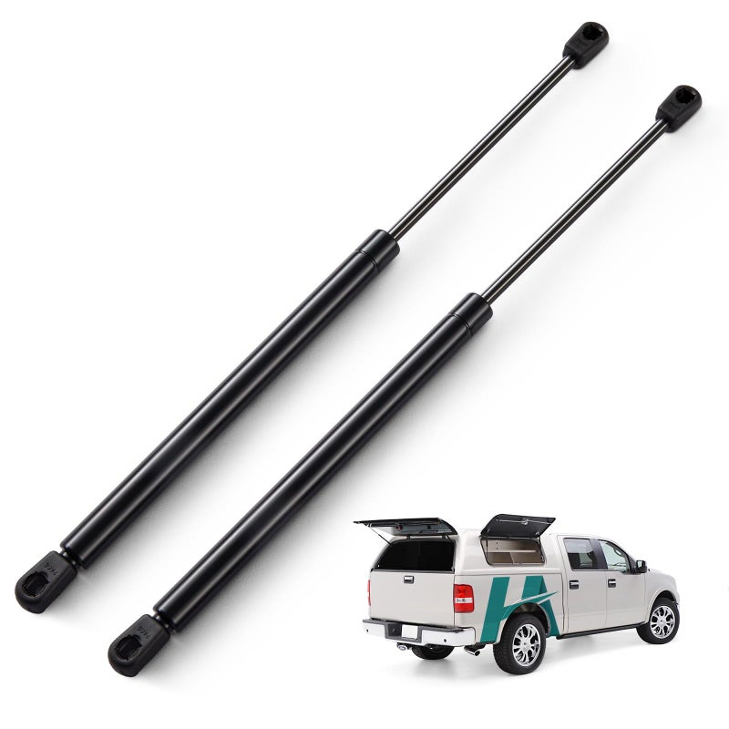 HelloAuto C16-23833 18 inch 100Lbs/445N Gas Struts Shocks Spring Lift Support for Tonneau Cover Leer are ATC Camper Shell Canopy Truck Topper Rear Window RV Bed Camper Topper Truck Cap, Set of 2 - Image 1